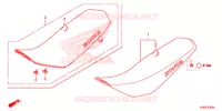 SELLE pour Honda CRF 125 F BIG WHEELS 2020