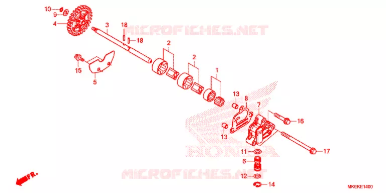 POMPE A HUILE Honda MOTO 450 CRF 2020  CRF450RWEL