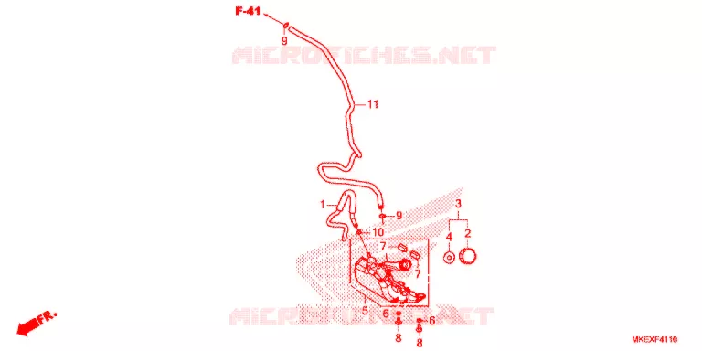 VASE D'EXPANSION Honda MOTO 450 CRF 2020  CRF450XK