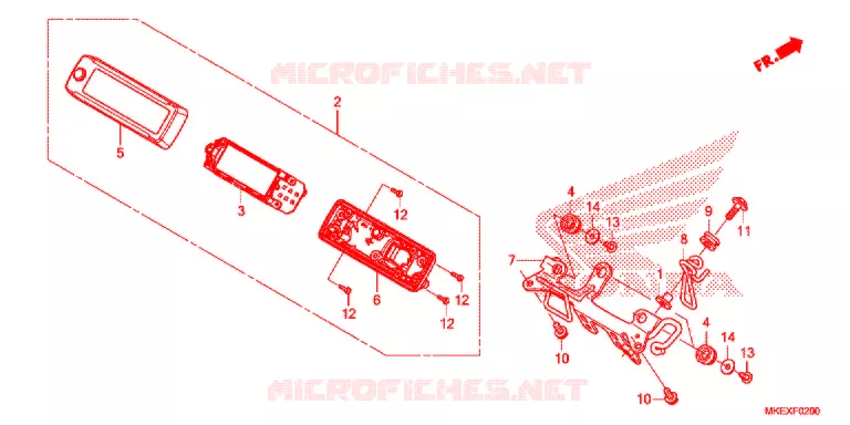 COMPTEUR Honda MOTO 450 CRF 2020  CRF450XL