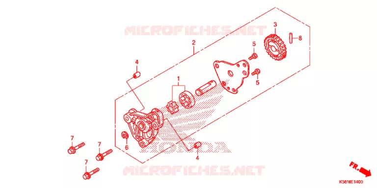 POMPE A HUILE Honda MOTO 150 RS 2021  FS150FL
