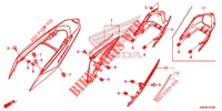 CARENAGE ARRIERE pour Honda RS 150 R V4 2021