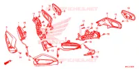 CLIGNOTANT   RETROVISEUR pour Honda GL 1800 GOLD WING 2020