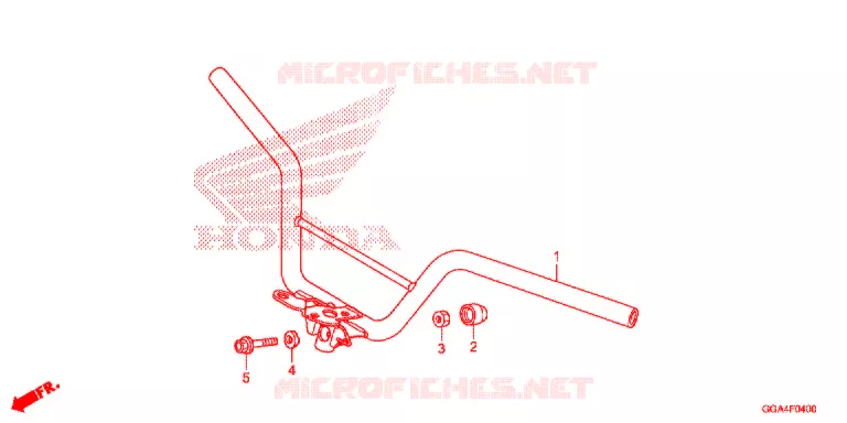 GUIDON Honda SCOOTER 50 RUCKUS 2020  NPS50L_A