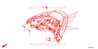 FEUX ARRIERE pour Honda FORZA 300 ABS 2020