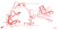 GUIDON   CARENAGE pour Honda FORZA 300 ABS 2020