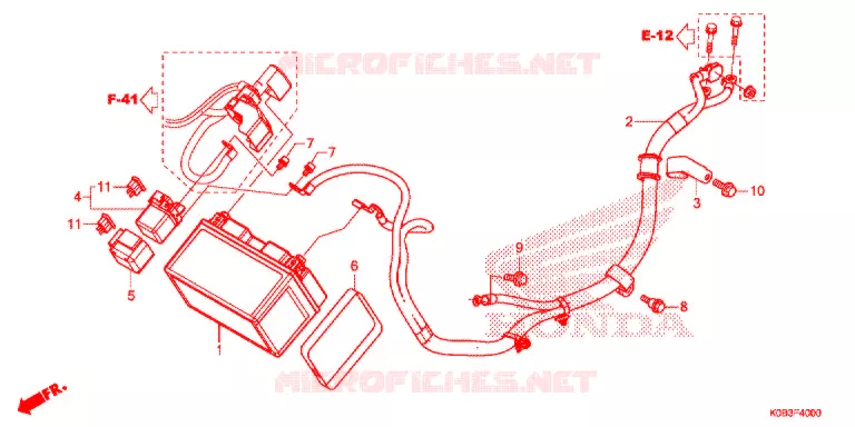 BATTERIE Honda SCOOTER 300 FORZA 2020  NSS300AL