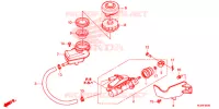 MAITRE CYLINDRE DE FREIN pour Honda TALON 1000 R FOX LIVE VALVE 2021