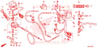 COMMODO   LEVIER   CABLE pour Honda FOURTRAX 520 RUBICON 4X4 EPS CAMO 2020