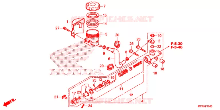 CYLINDRE Honda MOTO 1300 VT 2021  VT1300CXAL