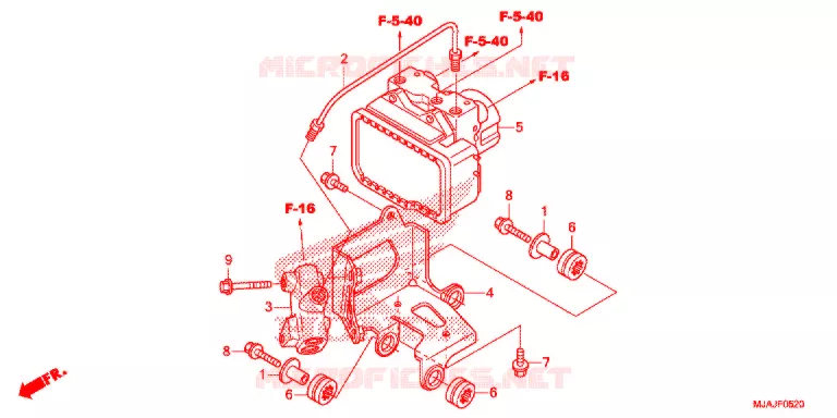 MODULATEUR ABS Honda MOTO 750 SHADOW 2019  VT750CSK