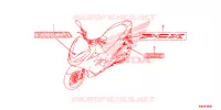 AUTOCOLLANTS pour Honda PCX 125 2020