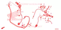 LEVIER DE GUIDON   CABLE   COMMODO pour Honda PCX 125 2020