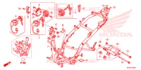 CADRE pour Honda CLICK 125 I Idling Stop Casted Wheels 2014