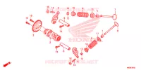 ARBRE A CAMES   SOUPAPE pour Honda CLICK 125 I Idling Stop Spoked Wheels 2016