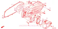 COUVERCLE GAUCHE pour Honda CLICK 125 I Idling Stop Spoked Wheels 2016