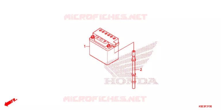 BATTERIE Honda MOTO 110 WAVE 2017  AFS1101SPH