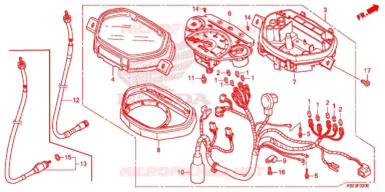 COMPTEUR Honda MOTO 110 WAVE 2019  AFS110SPK