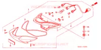 FEUX ARRIERE pour Honda BIZ 125 SOMENTE PEDAL DE PARTIDA 2010