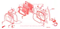 FILTRE A AIR (2) pour Honda BIZ 125 SOMENTE PEDAL DE PARTIDA 2010