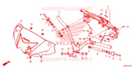 GUIDON   CARENAGE pour Honda BIZ 125 FREIO DIANTEIRO DISCO 2019