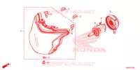 PHARE pour Honda BIZ 125 FREIO DIANTEIRO DISCO 2019