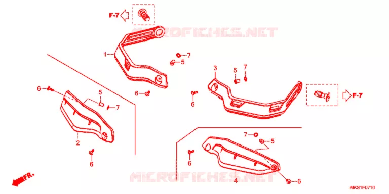 PROTEGES MAINS Honda MOTO 1100 AFRICA-TWIN 2021  CRF1100AL