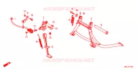 BEQUILLE pour Honda GL 1800 GOLD WING 2020