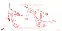 BEQUILLE pour Honda LEAD 125 2020