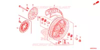 ROUE AVANT pour Honda ELITE 125 2017