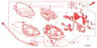 COMPTEUR (2) pour Honda WAVE 125 S, Kick start 2008