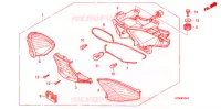 FEUX COMBINES ARRIERE (2) pour Honda WAVE 125 S, Kick start 2008
