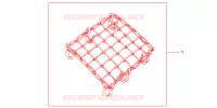 FILET BAGAGES NOIR pour Honda CBR 125 2005