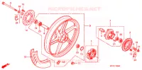 ROUE ARRIERE pour Honda CBR 125 2005