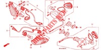 CLIGNOTANT (CBR1000RR9,A,B/RA9,A,B) pour Honda CBR 1000 RR FIREBLADE REPSOL 2011