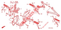 REPOSE PIED pour Honda CBR 1000 RR FIREBLADE REPSOL 2011