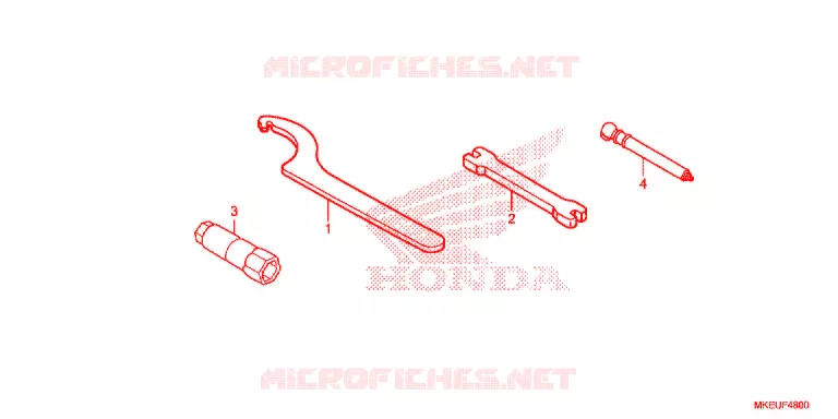 OUTIL Honda MOTO 450 CRF 2020  CRF450LL