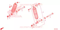 AMORTISSEUR ARRIERE pour Honda FOURTRAX 520 FOREMAN RUBICON 4X4 AT DCT EPS DELUXE 2021