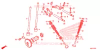 ARBRE A CAMES   SOUPAPE pour Honda FOURTRAX 520 FOREMAN RUBICON 4X4 AT DCT EPS DELUXE 2021