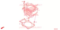 CYLINDRE pour Honda FOURTRAX 520 FOREMAN RUBICON 4X4 AT DCT EPS DELUXE 2021