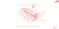 FEU ARRIERE pour Honda FOURTRAX 520 FOREMAN RUBICON 4X4 AT DCT EPS DELUXE 2021
