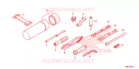 OUTIL pour Honda FOURTRAX 520 FOREMAN RUBICON 4X4 AT DCT EPS DELUXE 2021