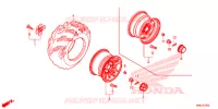 ROUE ARRIERE pour Honda FOURTRAX 520 FOREMAN RUBICON 4X4 AT DCT EPS DELUXE 2021