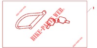 U LOCK (TYPEL SHORT) pour Honda CROSSTOURER 1200 DCT 2012