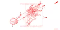 FEU ARRIERE pour Honda CROSSTOURER 1200 NOIR 2013