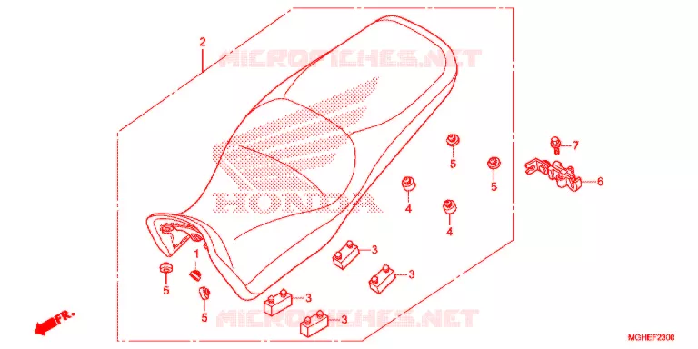SELLE Honda MOTO 1200 CROSSTOURER 2014  VFR1200XDLE