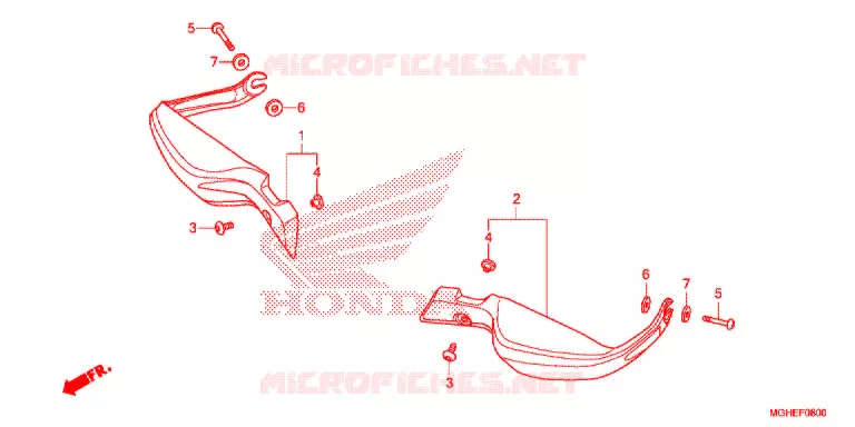PROTEGES MAINS Honda MOTO 1200 CROSSTOURER 2014  VFR1200XDLE