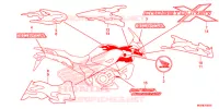 AUTOCOLLANTS pour Honda CROSSTOURER 1200 2014