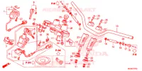 GUIDON   TE DE FOURCHE pour Honda CROSSTOURER 1200 2014