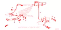 PEDALE pour Honda CROSSTOURER 1200 2014